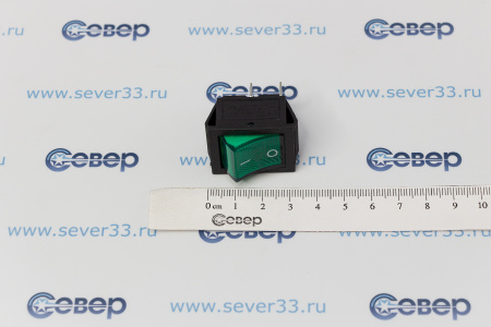 Переключатель REXANT IRS-201-4C on-off зеленый 16А | Продажа, монтаж и обслуживание холодильного оборудования | Север33