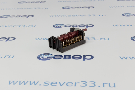 Переключатель плиты 263900054,870701К BEKO 7 поз. 23 мм (16А) | Продажа, монтаж и обслуживание холодильного оборудования | Север33