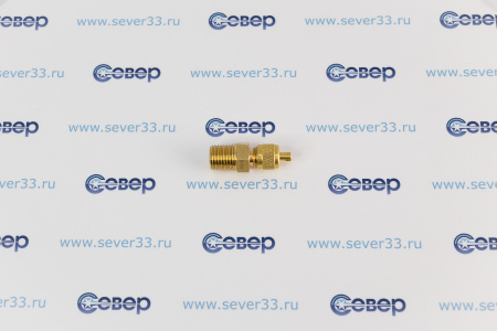 Штуцер 1/4 SAE-1/4 NPT(прямой) | Продажа, монтаж и обслуживание холодильного оборудования | Север33