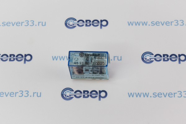 Реле миниатюрное PCB выводы с шагом 5мм 2 гр конт 8А кат. DC 12В_2