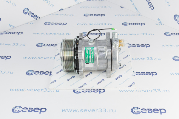 Компрессор кондиционерарефрижератора поршневой 5H14,12V,PV8,RC-U08072Ш выходы вертик.(O-ring) 34_1