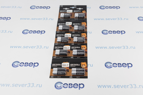 Элемент питания Opticell алкалиновый LR6 АА_1