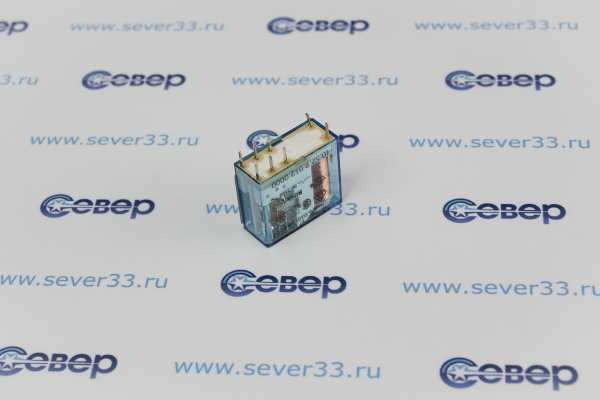 Реле миниатюрное PCB выводы с шагом 5мм 2 гр конт 8А кат. DC 12В_5