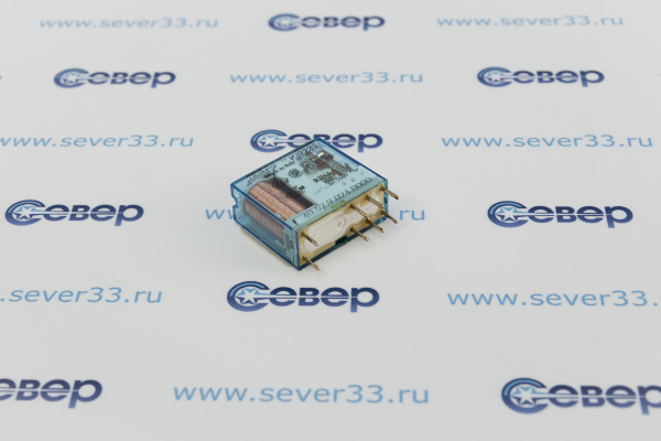 Реле миниатюрное PCB выводы с шагом 5мм 2 гр конт 8А кат. DC 24В_2
