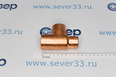 Тройник медный 1 3/8"-1 3/8"-1 1/8" | Продажа, монтаж и обслуживание холодильного оборудования | Север33