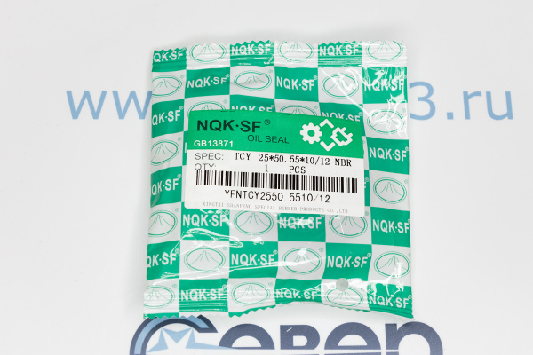 Сальник бака 2550,51012 NQK.SF со смазкой в уп.ed