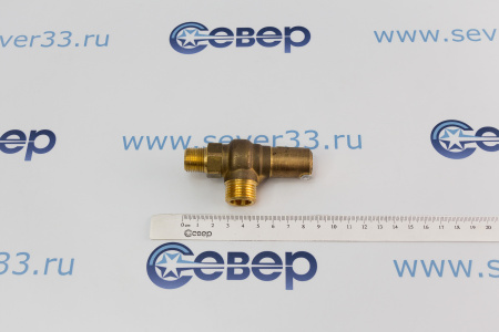 Клапан сброса давления угловой Gost NPT D 7/СS 3/8 GAS 1/2  28 бар | Продажа, монтаж и обслуживание холодильного оборудования | Север33