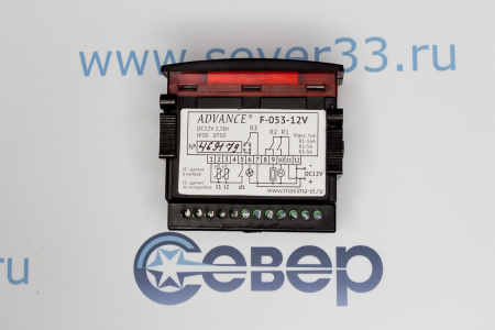 Контроллер Advance F-053-12v 2 датч., 3 реле | Продажа, монтаж и обслуживание холодильного оборудования | Север33