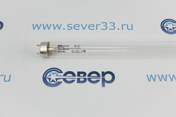 Лампа бактерицидная TDM T8 15Вт G13 безозоновая_2