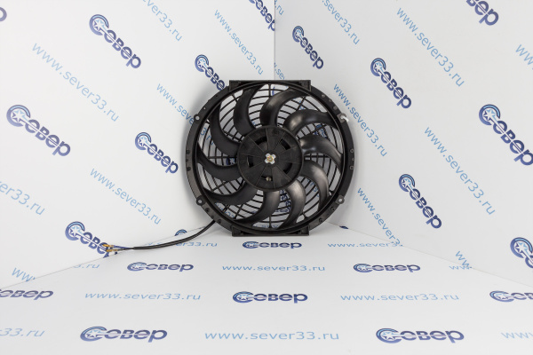 Вентилятор осевой 12'' 12V PUSH 100W S_2