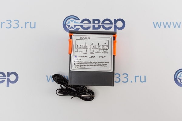 Котроллер STC-3008 220V 2 датчика_2