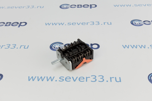 Переключатель духовки CANDY 41003026, EGO 46.25866.521 6-ти поз. длина вала 23мм, CU6601, COK301CY_4