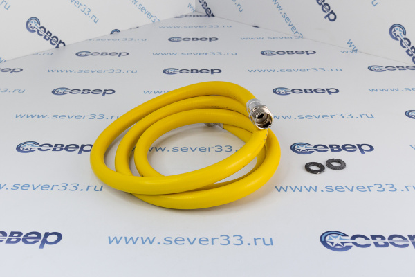 Подводка для газа полимерная 34 L-2,0 м гш (желтая)_3