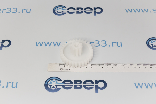 Шестерня мясорубки Polaris средняя PMG1835A 1030 прямых зубьев, D6423,H3013,d=8mm 42c_3