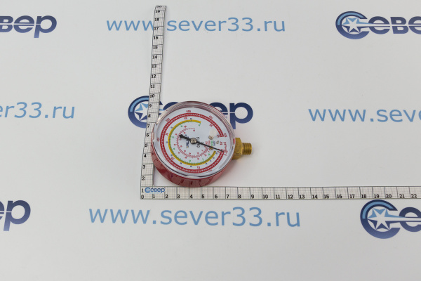 Манометр VALUE CBH 68мм 22,134a.410a, 407c высокое давление (55bar-800psi)_3