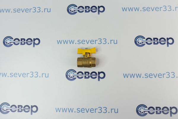 Кран шар. газ. 11Б27П (1.6МПа) Галлоп ДУ-15 гг (бабочка)_2