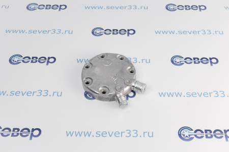 Крышка компрессора на Sanden 7Н RC-U0816, выходы - вертикальные, O-Ring, 3/4"-16UNF, 7/8"-14UNF. | Продажа, монтаж и обслуживание холодильного оборудования | Север33