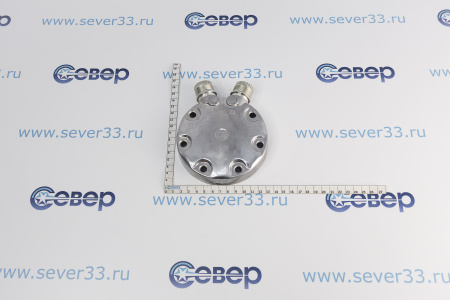 Крышка компрессора на Sanden 7Н RC-U08177, выходы - вертикальные, O-Ring, 1"-14UNS, 1"-14UNS. | Продажа, монтаж и обслуживание холодильного оборудования | Север33