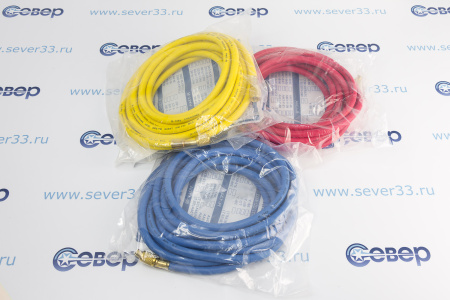Шланг заправочный 500 см R12,R22,R134А,R404А,R407С (компл. 3шт) | Продажа, монтаж и обслуживание холодильного оборудования | Север33