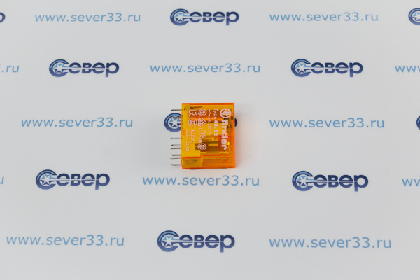 Реле миниатюрное PCB выводы с шагом 5мм 2 гр конт 8А кат. 220В24В_2