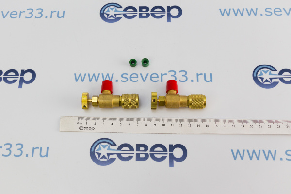 Комплект кранов (адаптер, наконечник) HS-1221 для заправки кондиционеров R22R410_3