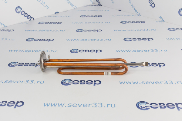 Нагрев. Элемент TW RF64 2.0 кВт , медь, Ø64, М6, клеммы под винт, L290мм_3