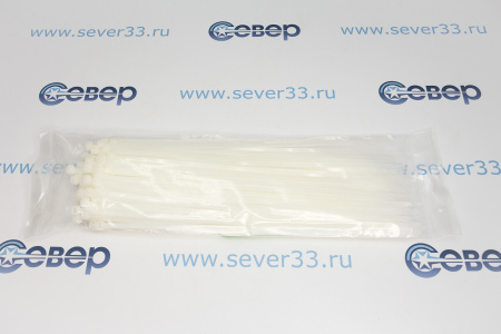 Стяжки нейлоновые 5x300 белый FORTISFLEX | Продажа, монтаж и обслуживание холодильного оборудования | Север33