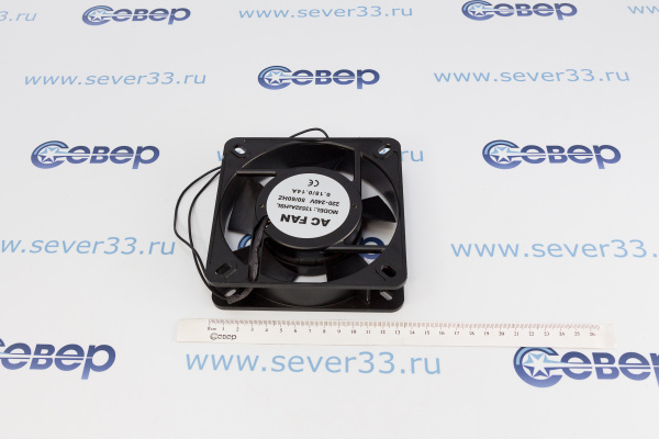 Вентилятор плоский (квадратный) 135x135x32 (220V)_3