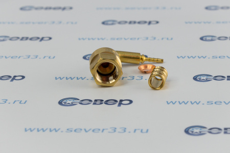 Штуцер Gomax 1/4 DN2 90x XCA02C с медной прокладкой | Продажа, монтаж и обслуживание холодильного оборудования | Север33