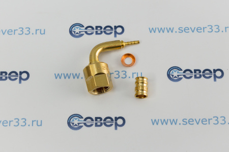 Штуцер Gomax 1/4 DN2 90x XCA02C с медной прокладкой | Продажа, монтаж и обслуживание холодильного оборудования | Север33