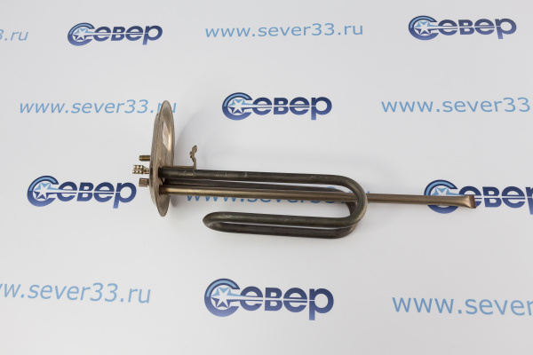 ТЭН 17609  1500 Вт. ов фланец  (нерж ) D74105мм М5_2