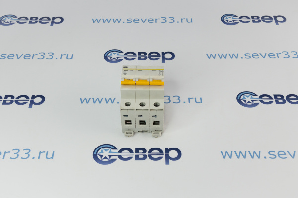Автомат эл. IEK ВА47-29 С 3р 25А 380V_3