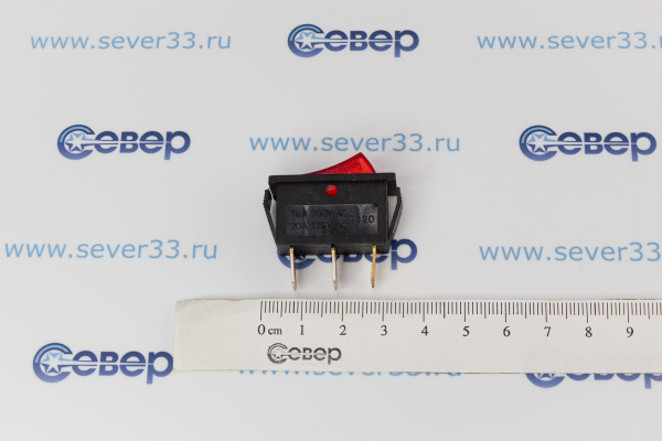 Переключатель IRS-101-3C on-off красный_4