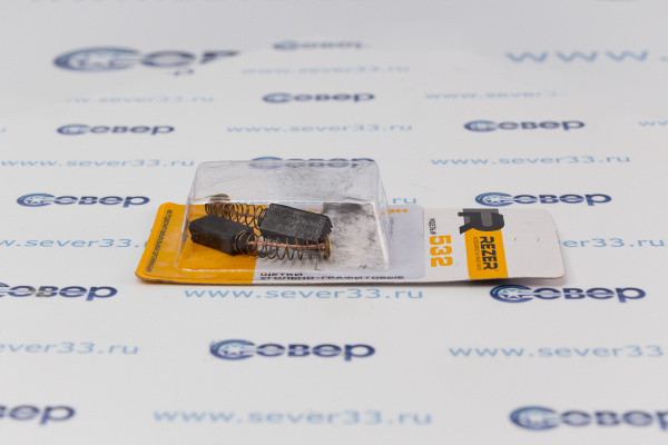 Электроугольная щетка (2шт), Bosch(дрель PSB-500), 5816мм, круглый проводник (532)_2