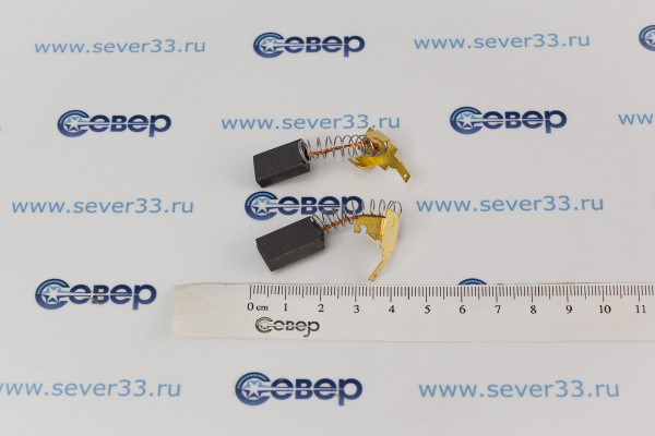 Электроугольная щетка (2шт), Интерскол (дрель ДУ 13810), 51016мм, сложный проводник (583)_3