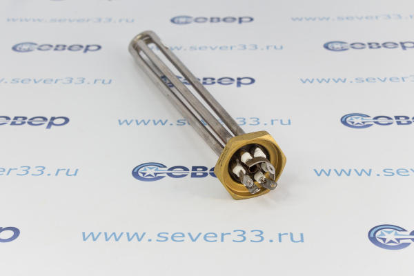 Тэн 4,5 (1500Втx3) (нерж.) RDT аналог OSO-RGT фланец гайка- резьба D42мм. (трубная резьба G1 14)_4