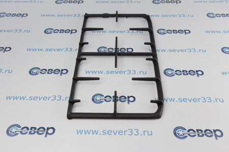 Решетка стола "GEFEST" мод. 3200, 5100, 5102, 5300, чугунная, на 2 конфорки (440*230 мм)  | Продажа, монтаж и обслуживание холодильного оборудования | Север33