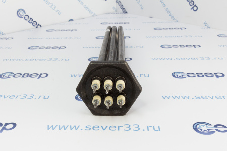 Блок ТЭНов 9000W, L350мм, D74мм, G 2,5" | Продажа, монтаж и обслуживание холодильного оборудования | Север33