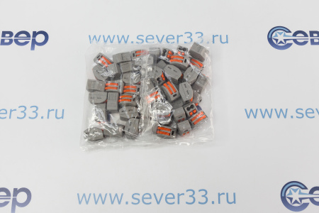Клеммы WAGO 222-412(2х2,5 мм2 с рычажком) уп.50 шт | Продажа, монтаж и обслуживание холодильного оборудования | Север33