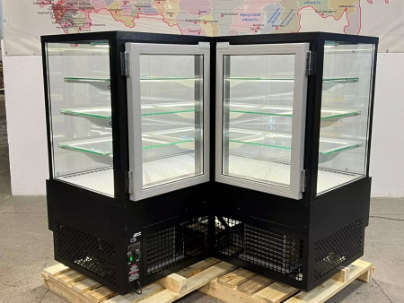 Холодильная витрина Glacier Белла XL угловая (+2…+8 ºС) | Продажа, монтаж и обслуживание холодильного оборудования | Север33