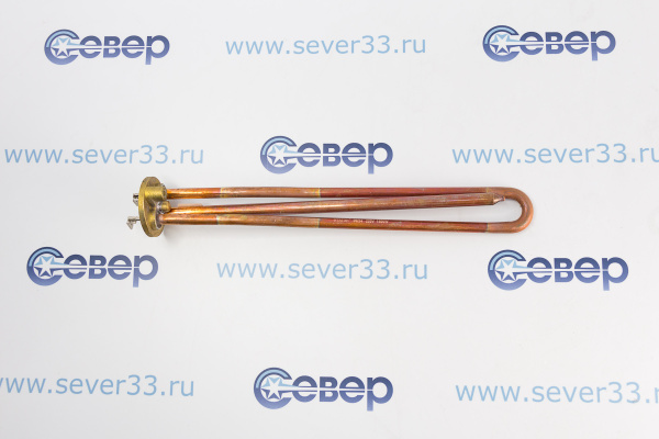 ТЭН RCF 1500W, ИТА,медь, Ø48, М5, клеммы под разъем, L295мм,G10_4