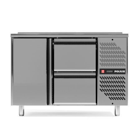 Холодильный стол Polair TM2GN-02-G с бортом, 1 дверь, 2 ящика (-2...+10°С) | Продажа, монтаж и обслуживание холодильного оборудования | Север33