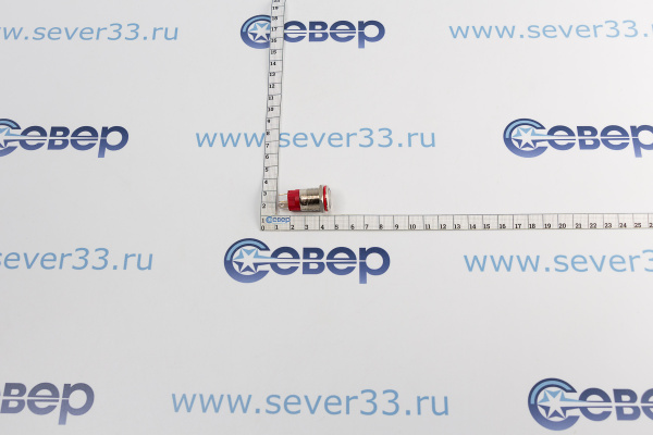 Кнопка антивандальная NONC M16 220V с синей подсведкой, плоская под пайку_3