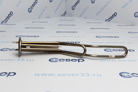 ТЭН RF 2000W(700+1300), ИТА, нерж, Ø64, М4, клеммы под разъем, L350мм, горизонтальный,  + анод М | Продажа, монтаж и обслуживание холодильного оборудования | Север33