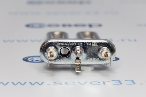 ТЭН 1700W Kawai прямой 170мм с отв. Дрт
