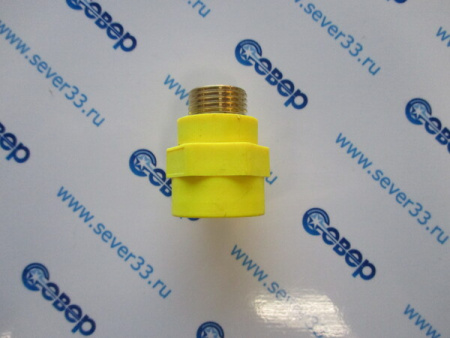 Муфта диэлектрическая ДУ-15 (1/2" вн/нар) латунь | Продажа, монтаж и обслуживание холодильного оборудования | Север33