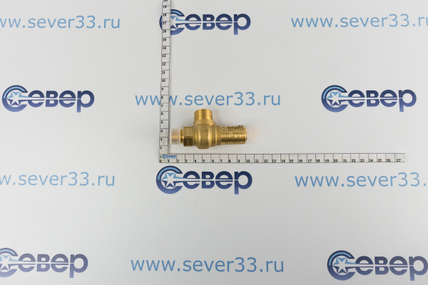 Клапан сброса давления NPT D 7СS 38 GAS 12, brass, PTFE (-196+250) - 30 бар_4