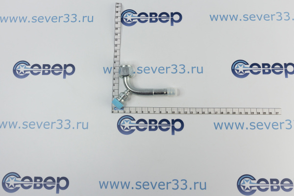 Фитинг соединительный, под обжимку, сталь, гайка — сталь_3