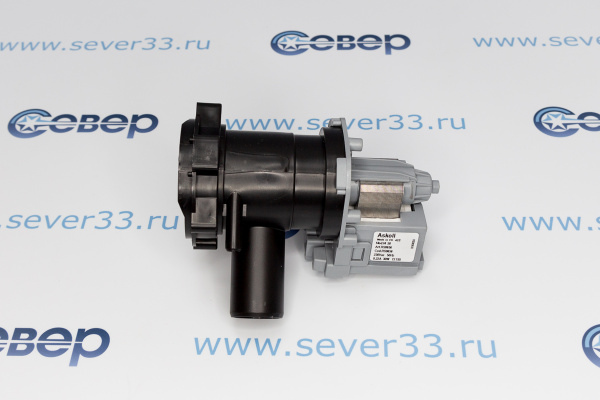 Насос BOSCH с улиткой 82012007 141896 141874 ( 4 защелки,фишка в перед)РМР018ВО 30W красный_2e