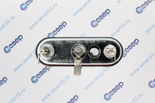 ТЭН 1700W Kawai прямой 170мм с отв. Дрт_4e